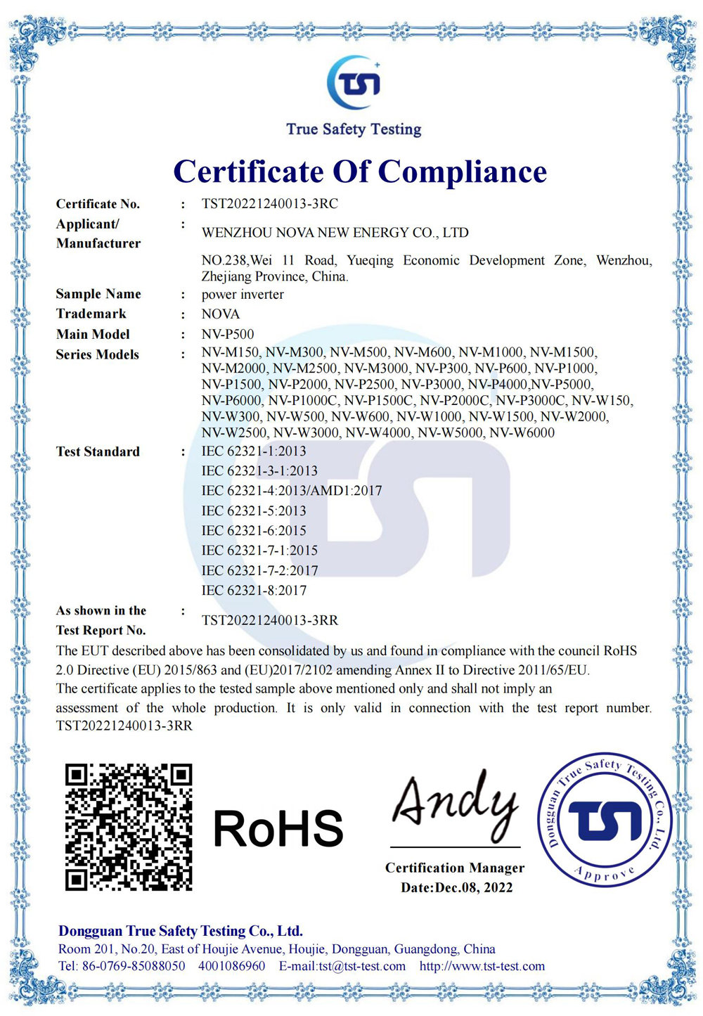 RoHS-Certificate--NOVA-TST20221240013-3RC_00