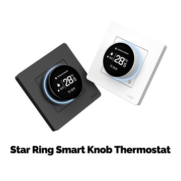 MOES Tuya ZigBee Smart Knob Thermostat Star Ring Series Temperature Controller Water Boiler Electric Heating