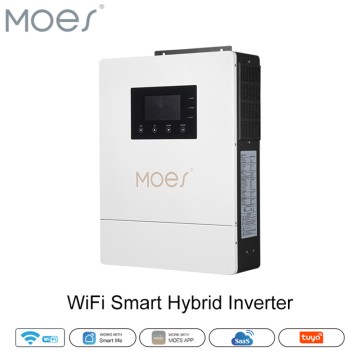 MOES WiFi Smart Hybrid Solar Inverter 4.2KW 6.2KW Off-Grid 48V Charger Inverter with AC/DC Control Single Output Inverter