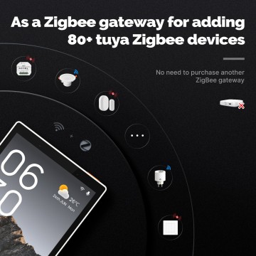 MOES Wifi Smart 5-inch Touch Screen US Center Control Panel ZigBee Gateway